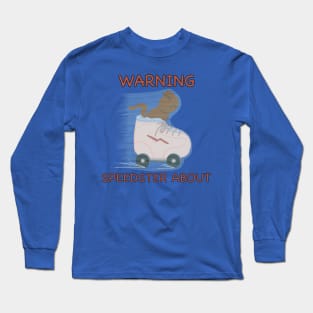 Cute Cat Speedster in a Skate Long Sleeve T-Shirt